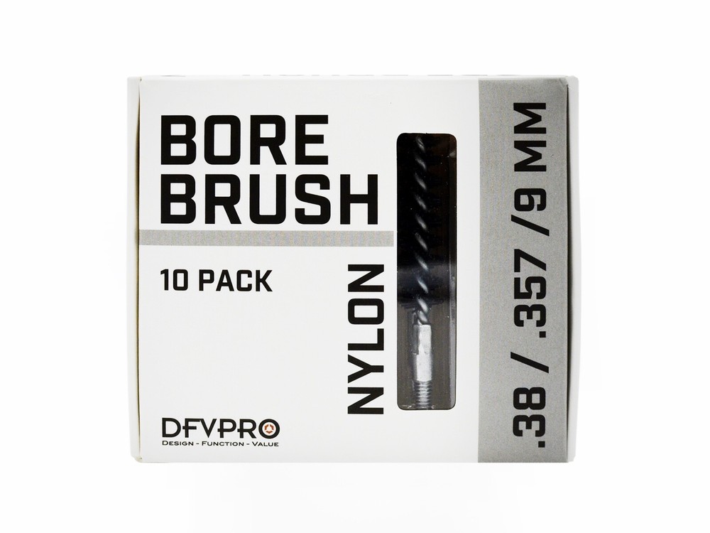 .38/.357/9mm Nylon Bore Brushes 10 Pack