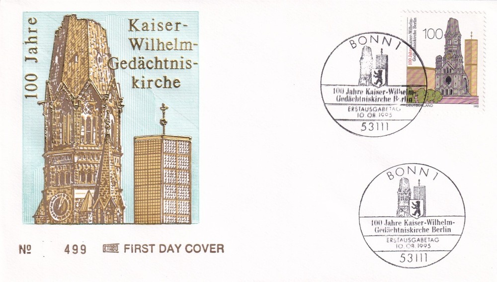 ⭐ 1995 Bonn Germany - First Day cover FDC - Ersttagsbrief ⭐ E512