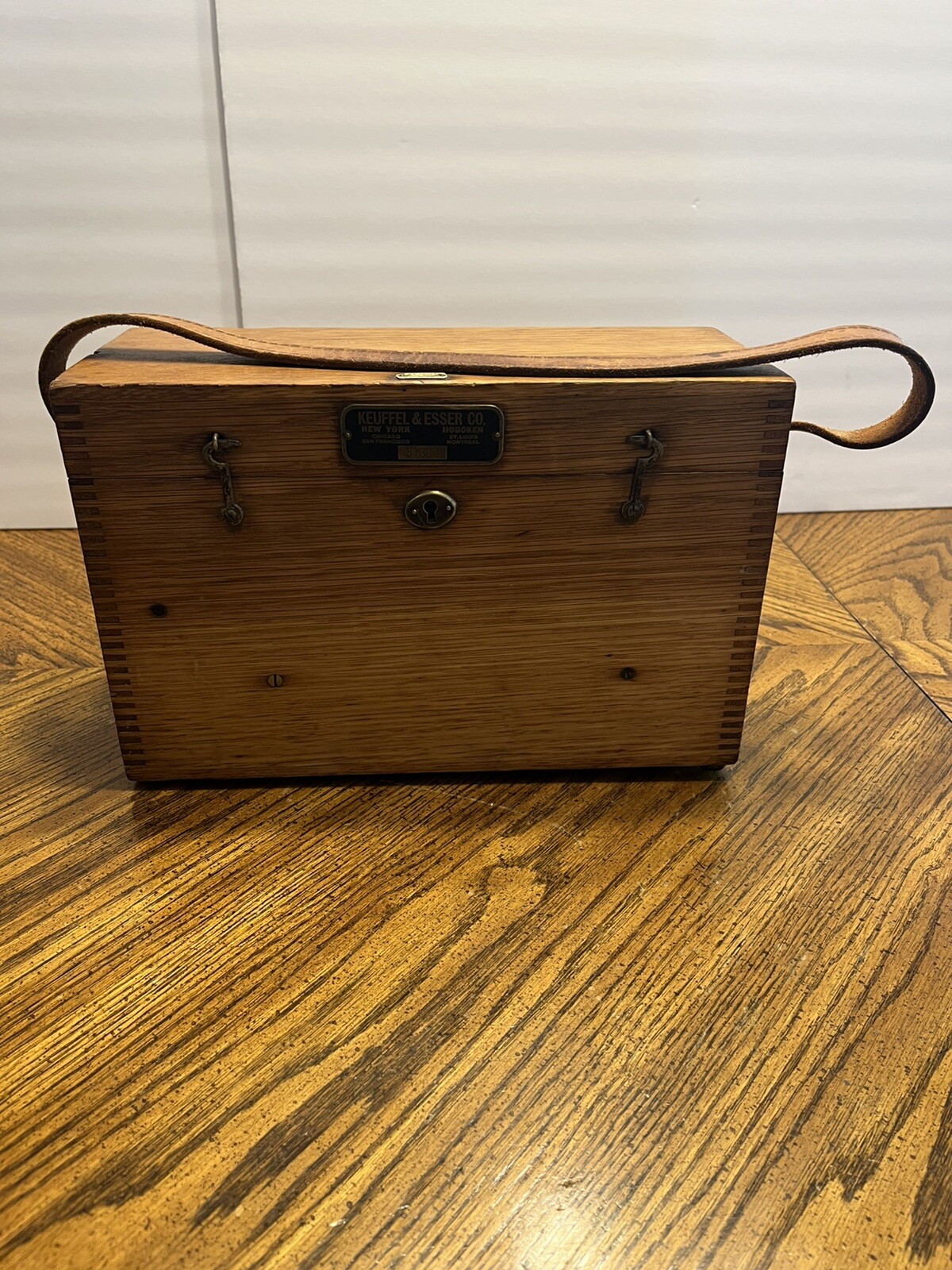 Antique 1924 Kueffel & Esser Co Model 5109 Surveyor Transit W/ Orig Tripod