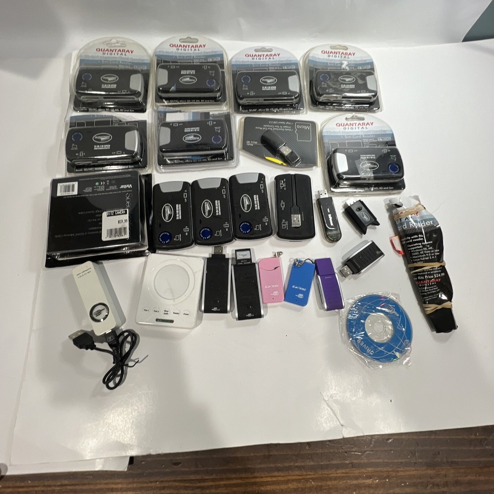 Camera Memory Card Readers Mixed Lot (ALL RETURNS/DEFECTIVE)