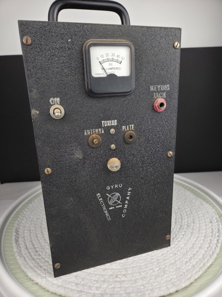 Gyro Mac II Vintage Tube RC Aircraft Transmitter VT-185 Tubes 1950s R/C Radio