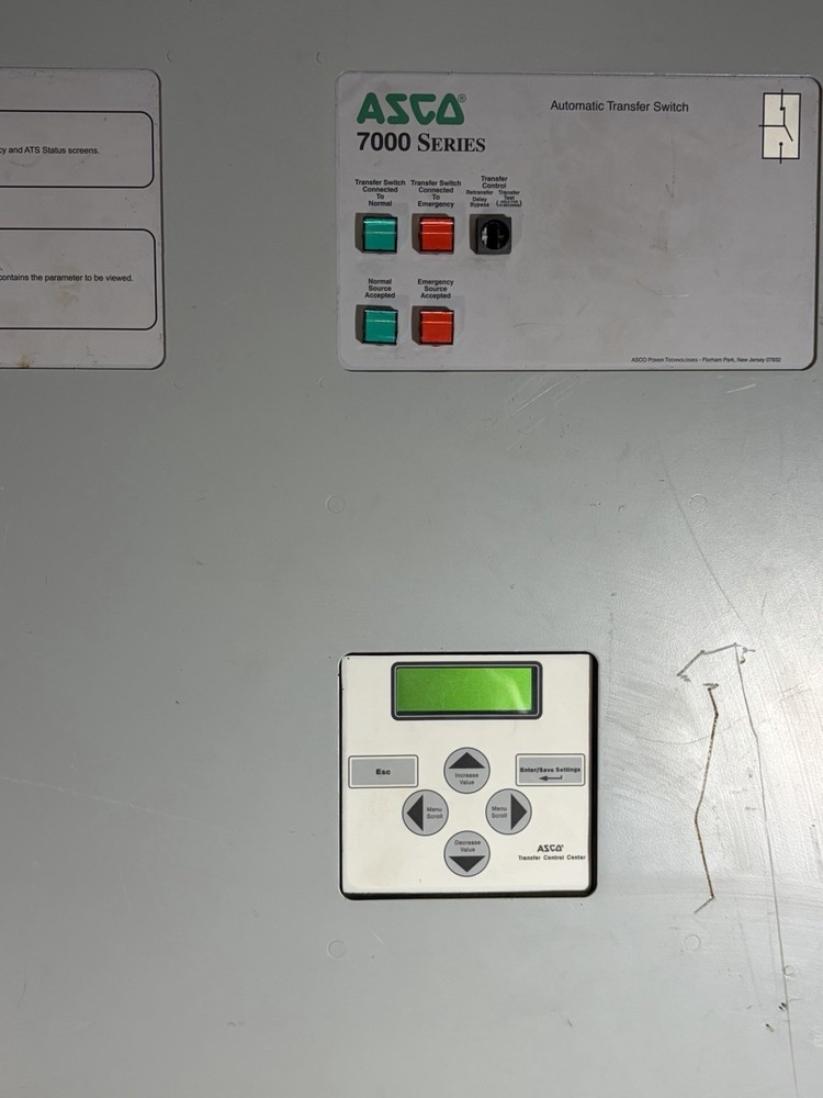 ASCO 7000 Series Automatic Transfer Switch HO7ATSA30800C50C