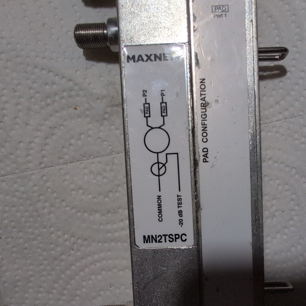 PCI / ATX Networks Maxnet MN2TSPC Splitter HFC used working.