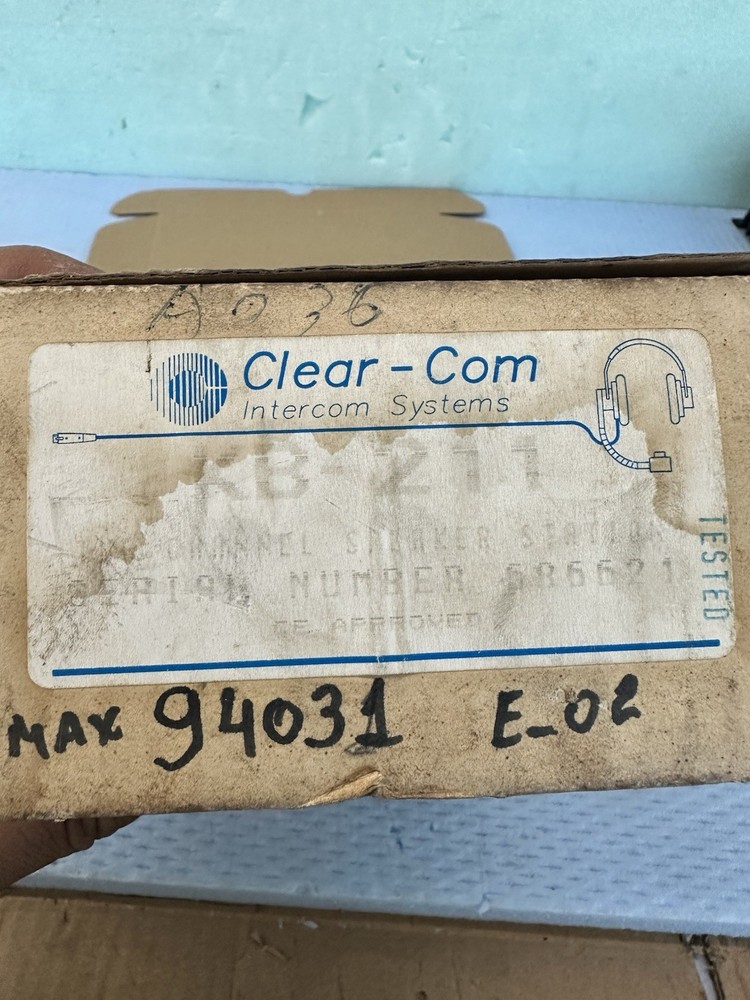 Clear-Com intercom systems KB-211