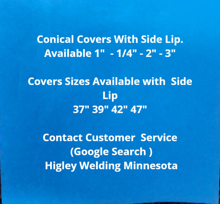 Conical - Cone Shape Fire Pit Covers