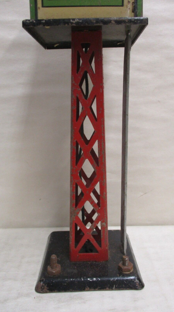 Vintage Marx #413 O Scale Lighted Switchman Yard Tower for Model Train Set