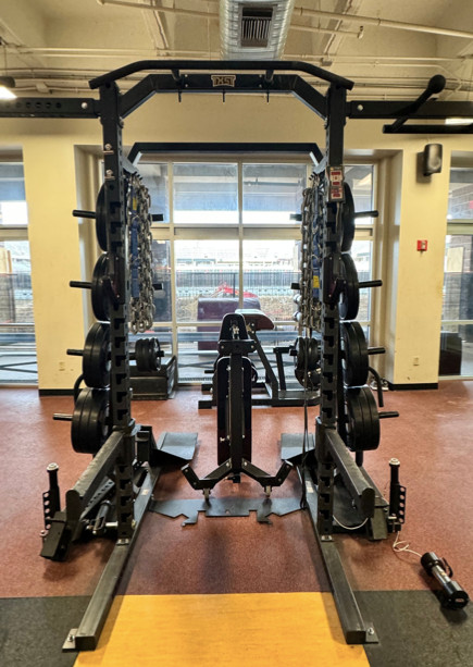Power Lift | Half Rack w/ Multi-Adjustable Bench (multiple attachments included)