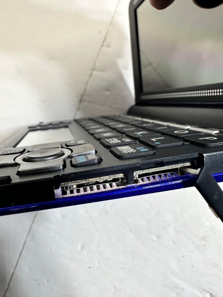 Casio E-F200 electronic dictionary Tested Working Cobalt Blue