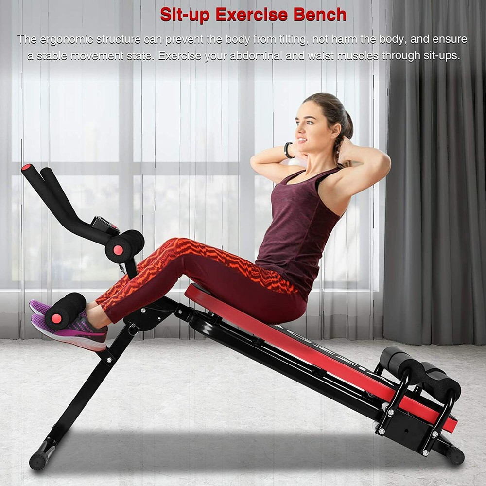 Bench Press Sit Up Abs Exerciser Multi-function Fitness Machines Weight