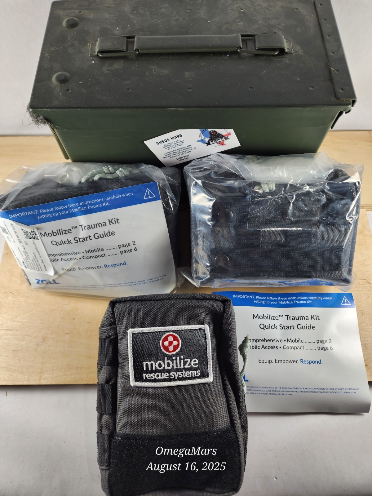 Zoll Mobilize® Compact trauma kit, Medical, BRAND NEW, Manu 2025