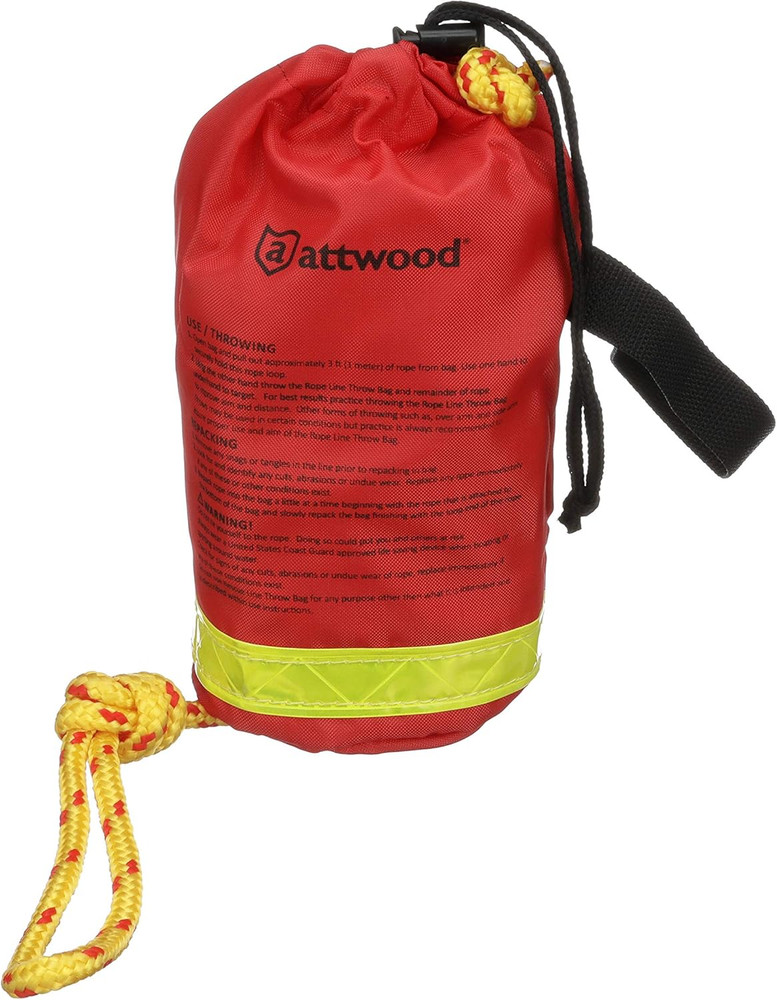 Rescue Line Throw Bag, Red, 50