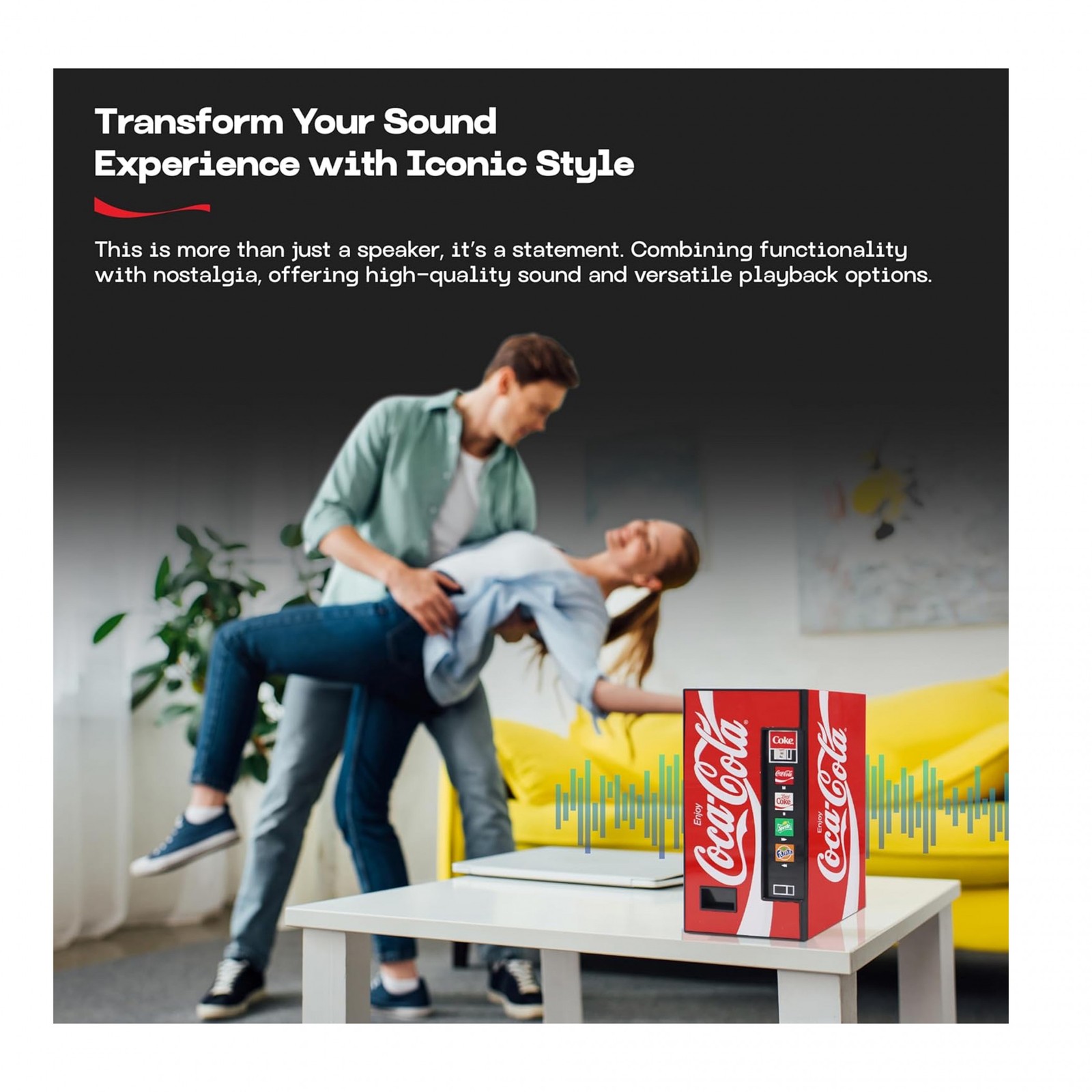 Coca-Cola Vending Machine Bluetooth Speaker Red