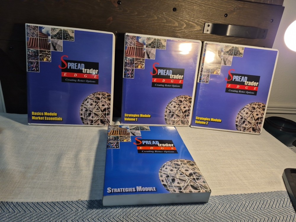 Spread Trader Edge:  Basic Market Essentials+Strategies Vol. 1 & 2, 22 cassettes