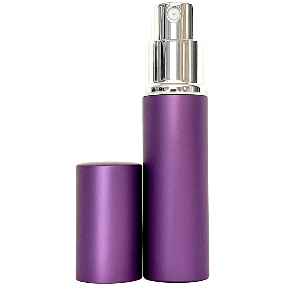 6ml 0.20oz empty perfume glass spray bottles silver atomizer purple casing