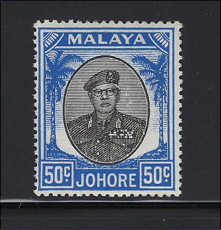 Malaya Johore Scott # 147 MH Single