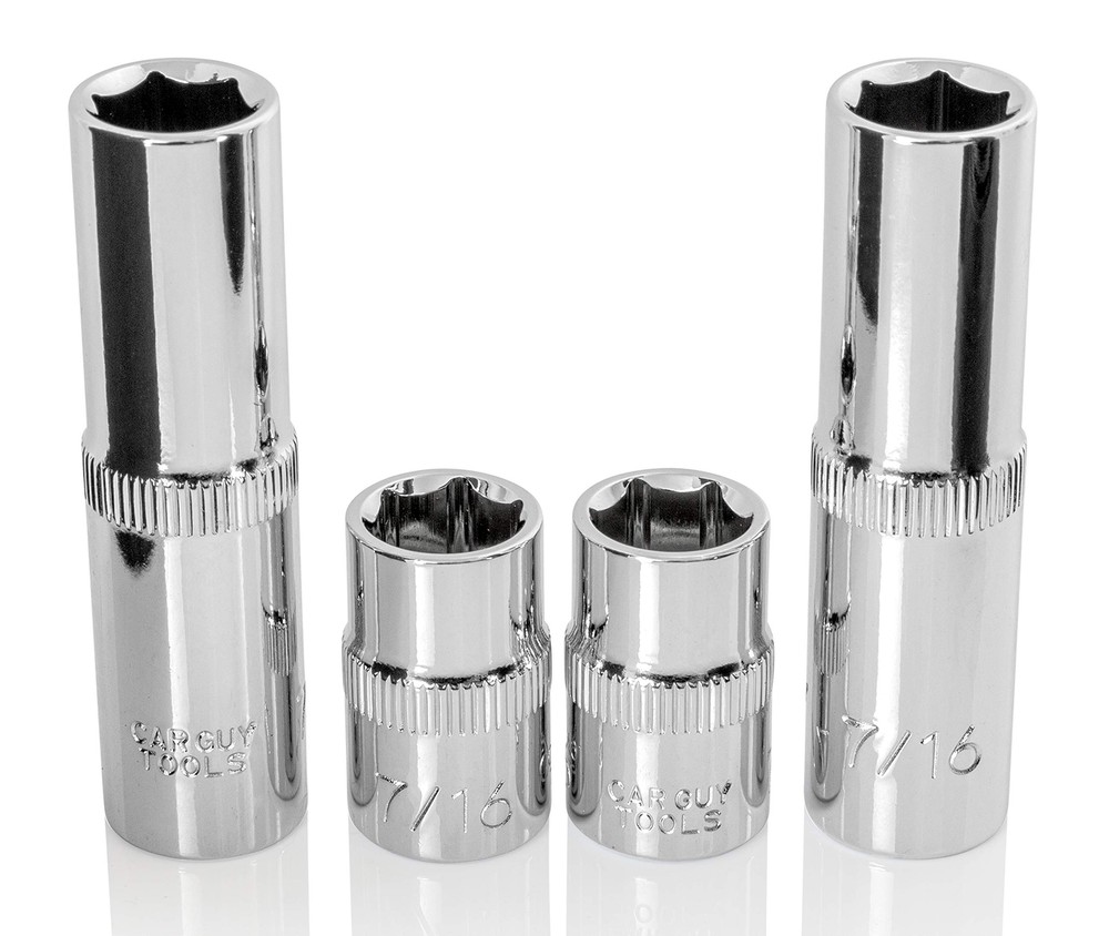 7/16" Socket Four Pack 3/8" Drive Multit
