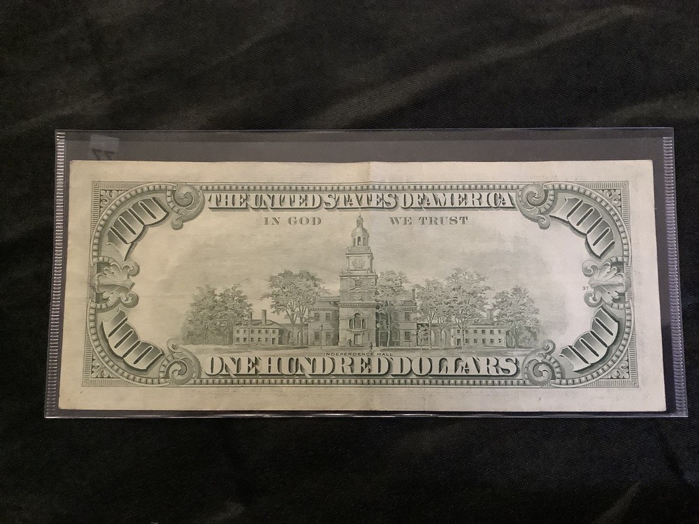 1981 Small Face $100 Bill