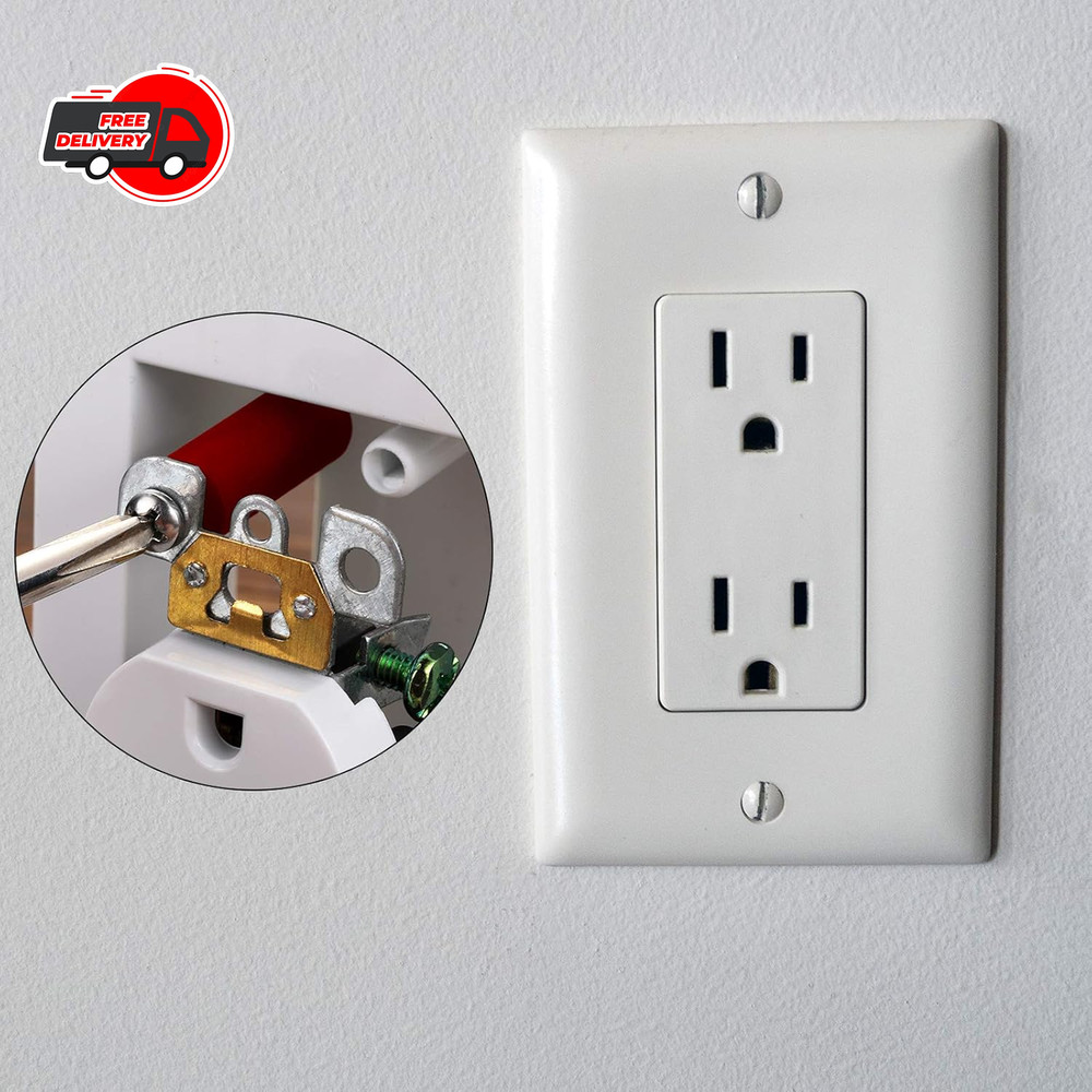 24 Pcs Outlet Spacers Electrical Outlet Box Extender Kit Includes 12 Switch and