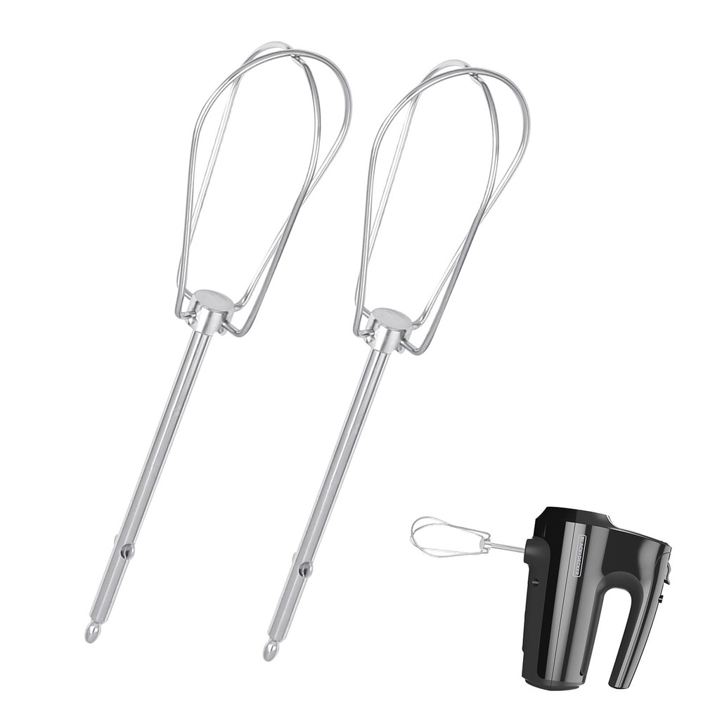 2 Pack Hand Mixer Attachments Beaters Compatible with BLACK and DECKER Electr...