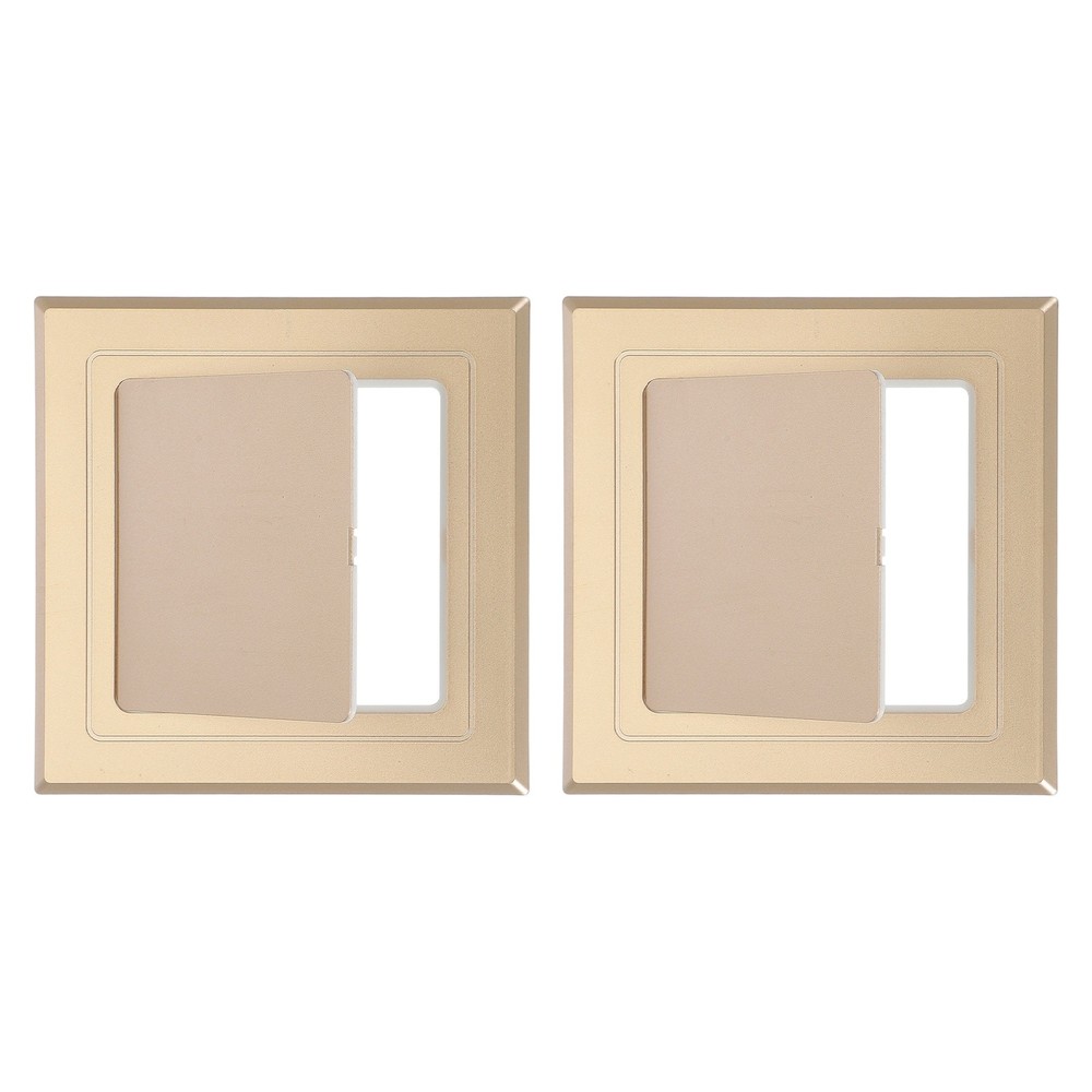 4x4 Inch (100x100mm) Self-Adhesive Access Panel, 2Pcs Access Doors Gold