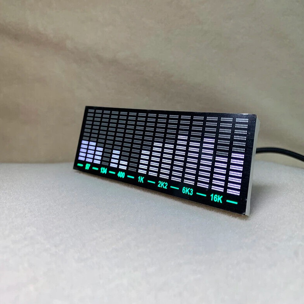 LED Music Spectrum Display Analyzer Audio 15 Level Indicator Rhythm VU Meter