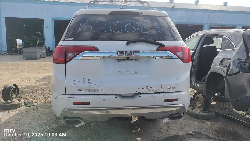 LEFT REAR DOOR WINDOW REGULATOR OEM 2017 GMC ACADIA