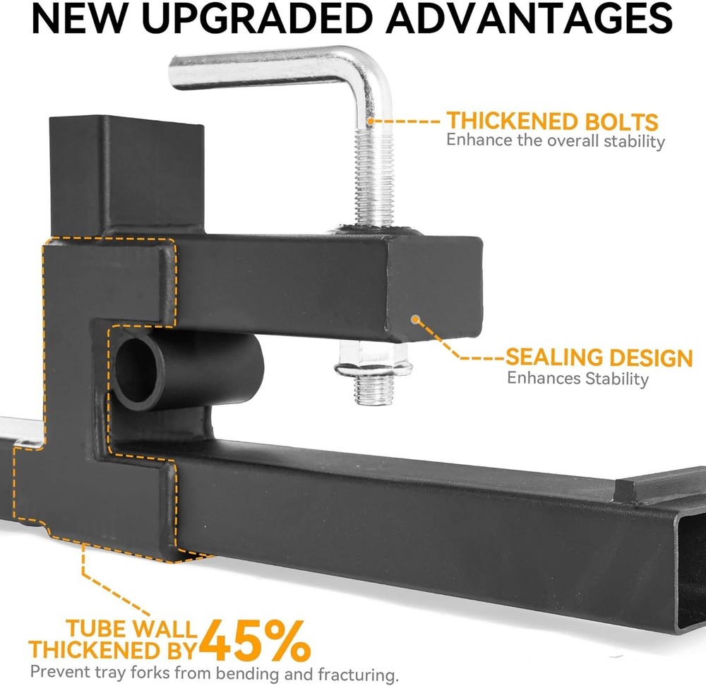 60" Clamp on Forks - Versatile Skid Steer Loader Attachments