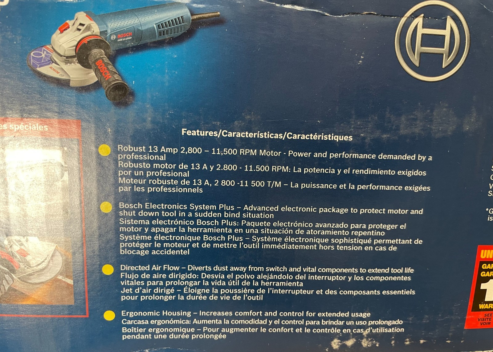 Bosch GWS13-50VSP Angle Grinder