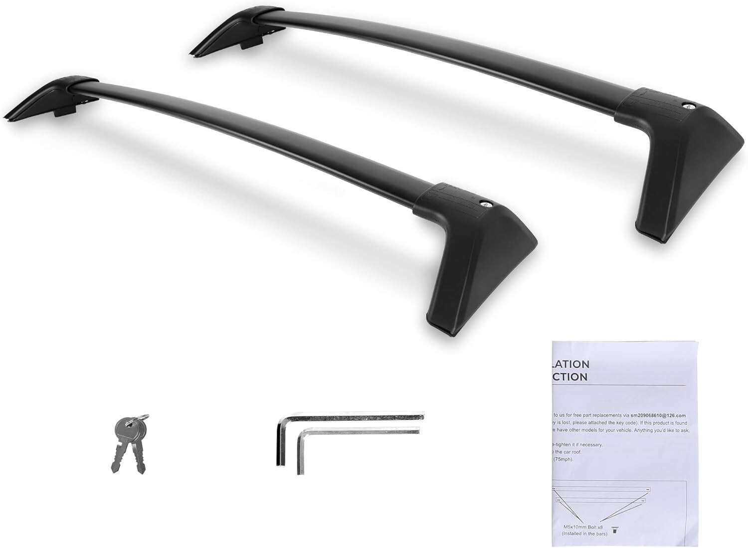 2PCS Roof Rack Top Cross Bars Luggage Carrier For 2013-2024 Toyota Rav4