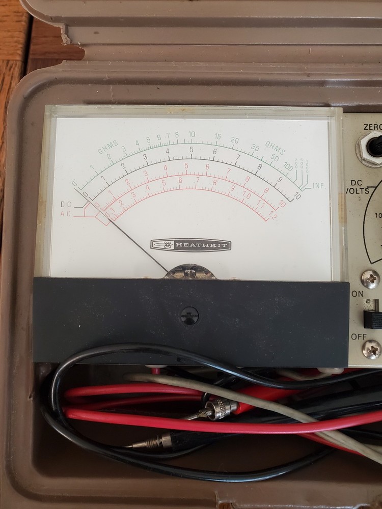 Heathkit IM-17 Utility Solid State Voltmeter In Case Vintage Test Equipment
