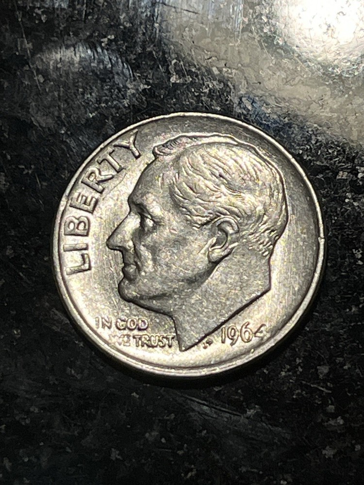 1964 P 10C Roosevelt Dime 90 % SIlver