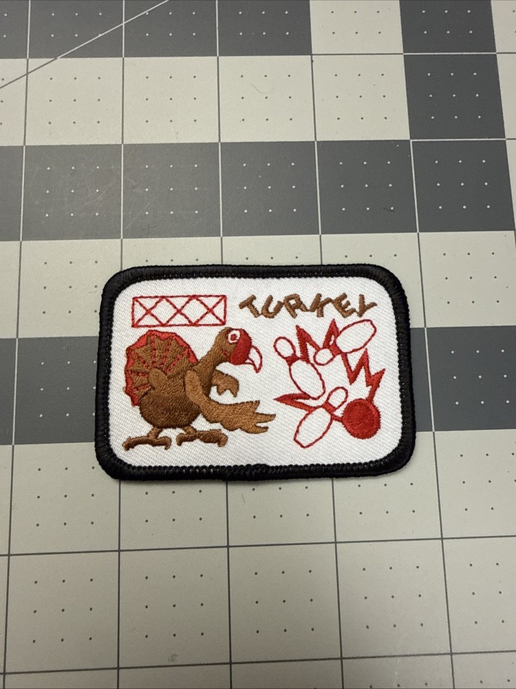 YABA USBC Bowling Patch PAWS Turkey Strike Patch