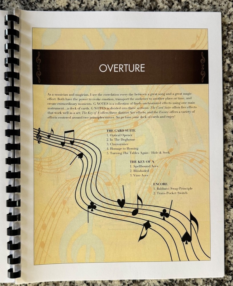 G Notes by John Guastaferro