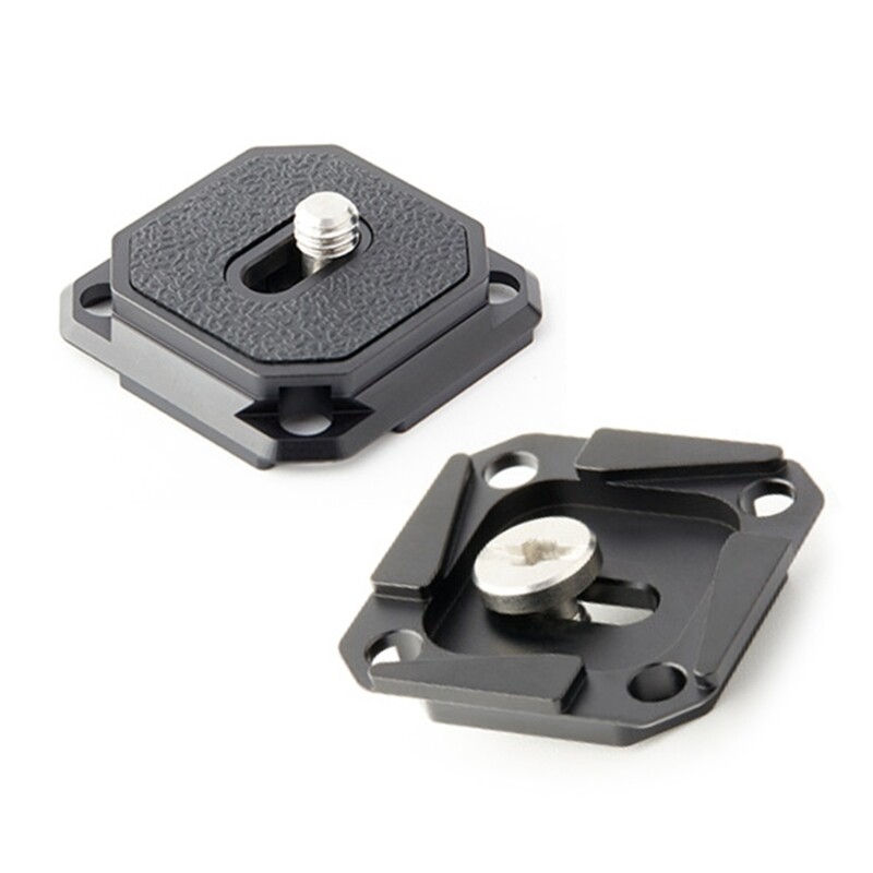 2PCS Camera Quick Release Plate 38mm Square Arca Type for Tripod Heads Mount