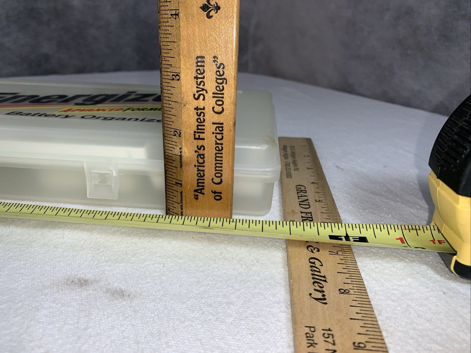 Energizer Battery Organizer Storage Case With Insert Tray 11 x 6 x 1.5 LOT OF 2