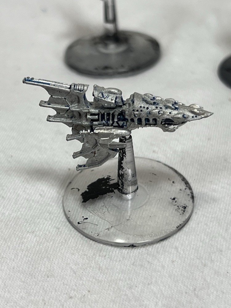 Battlefleet Gothic Eldar Aconite Frigate x3 - Stripped - Assembled GW