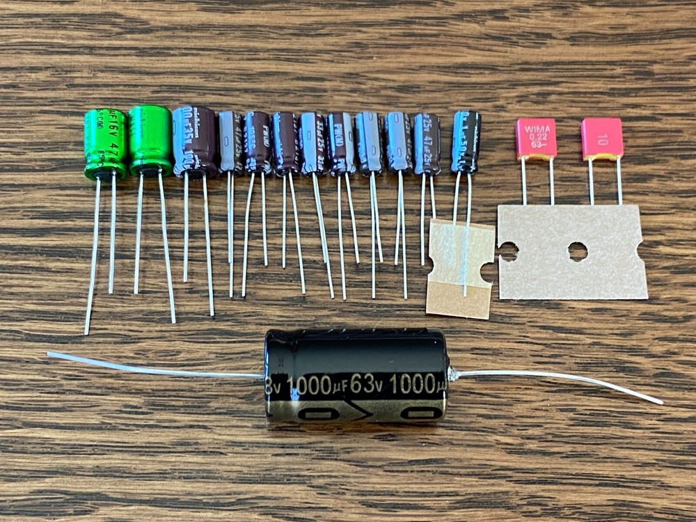 Technics SL-Q5 Speed Repair Kit Capacitors Turntable Recap Set
