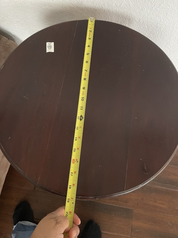 RARE AMERICAN RENAISSANCE REVIVAL STYLE CIRCULAR SIDE TABLE