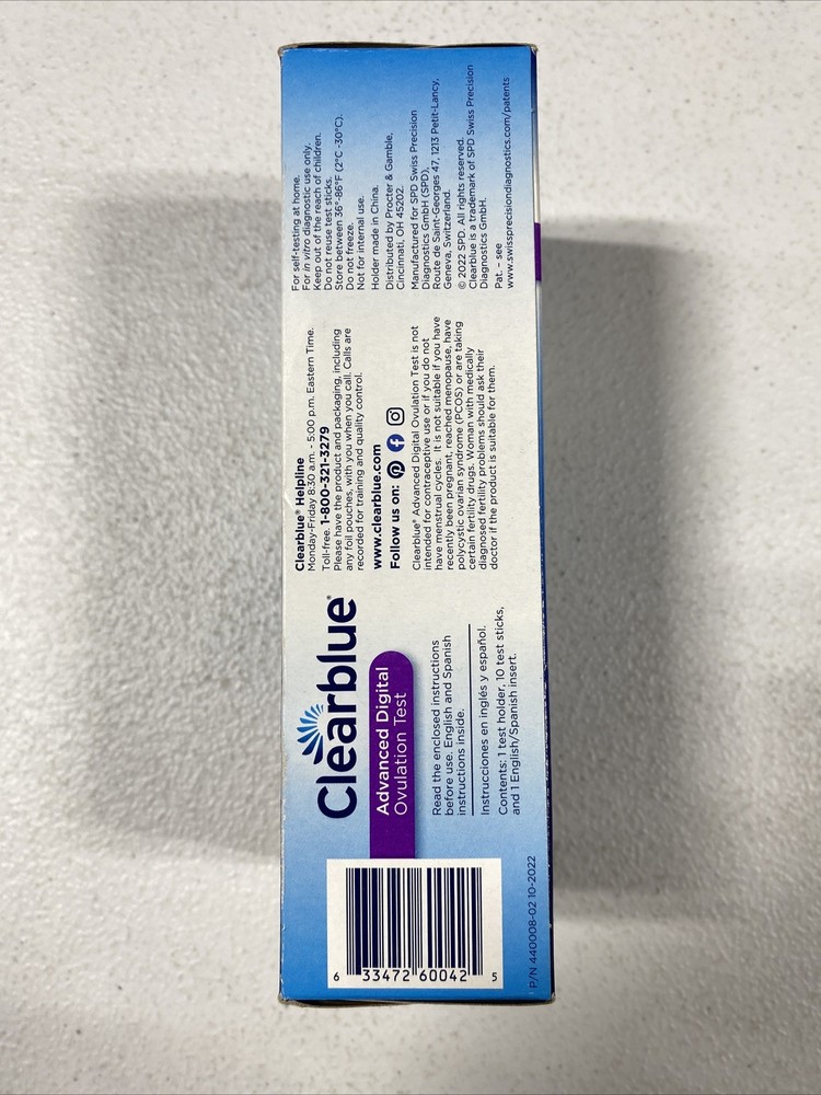 Clearblue Advanced Digital Ovulation Test 10 Count