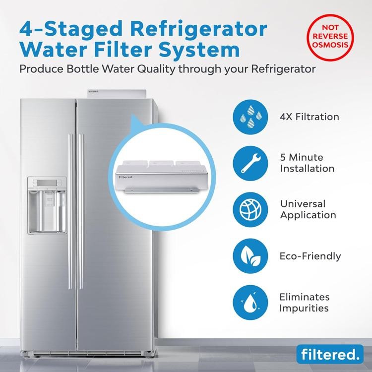 Inline Water Filter for Refrigerators & Ice Makers – Universal Refrigerator Wate