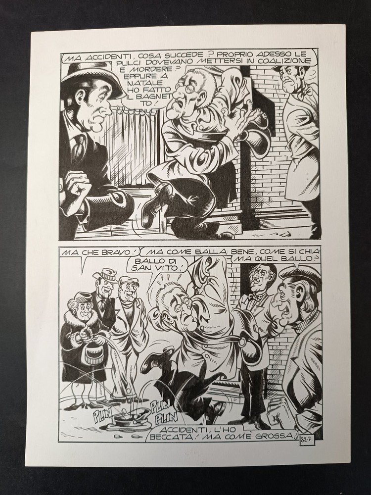 A ROCKET JOURNEY ALAN FORD Piffarerio Comic Book Table 82-7