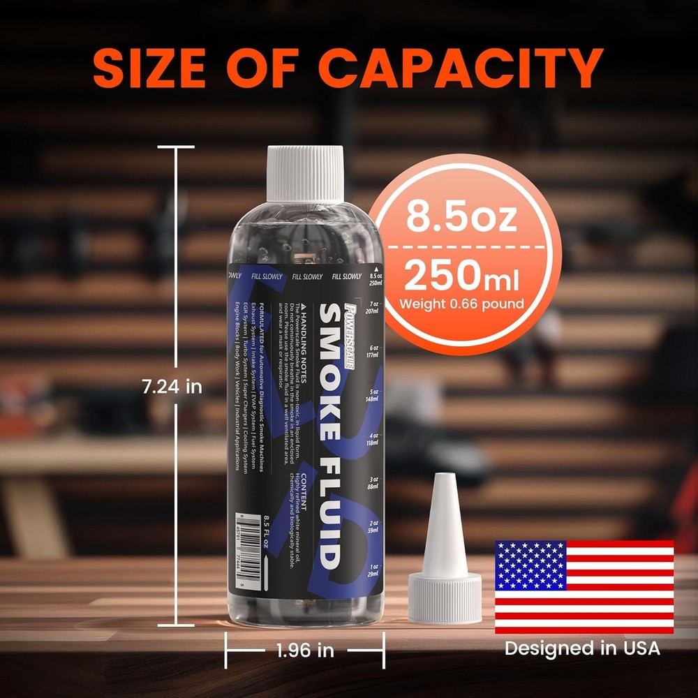 PowerScale Smoke Machine Liquid - 8.5oz(250ml) - Fluid Refill Solution...