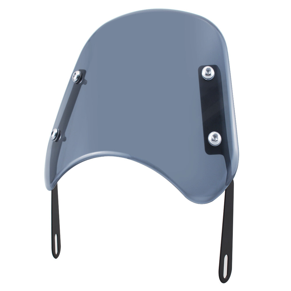 Universal Smoke 5-7'' Headlight Windshield Wind Deflector For Cafe Racer Yamaha