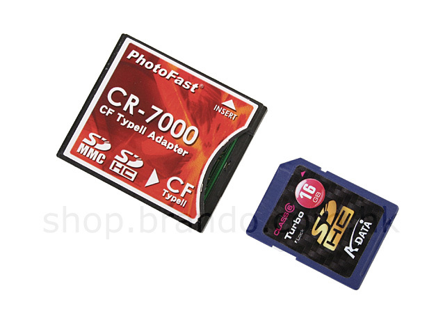 PhotoFast CR7000 SD SDHC SDXC to CF CompactFlash Compact Flash Convert Adapter