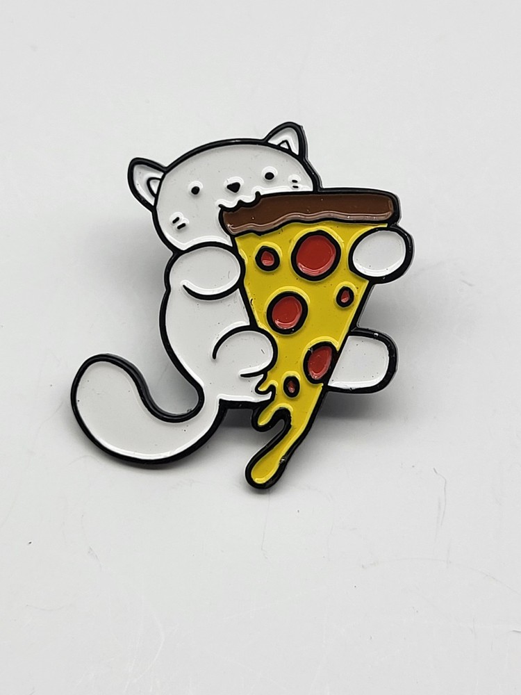 Fun Enamel Pizza Cat pin lapel hat backpack pin