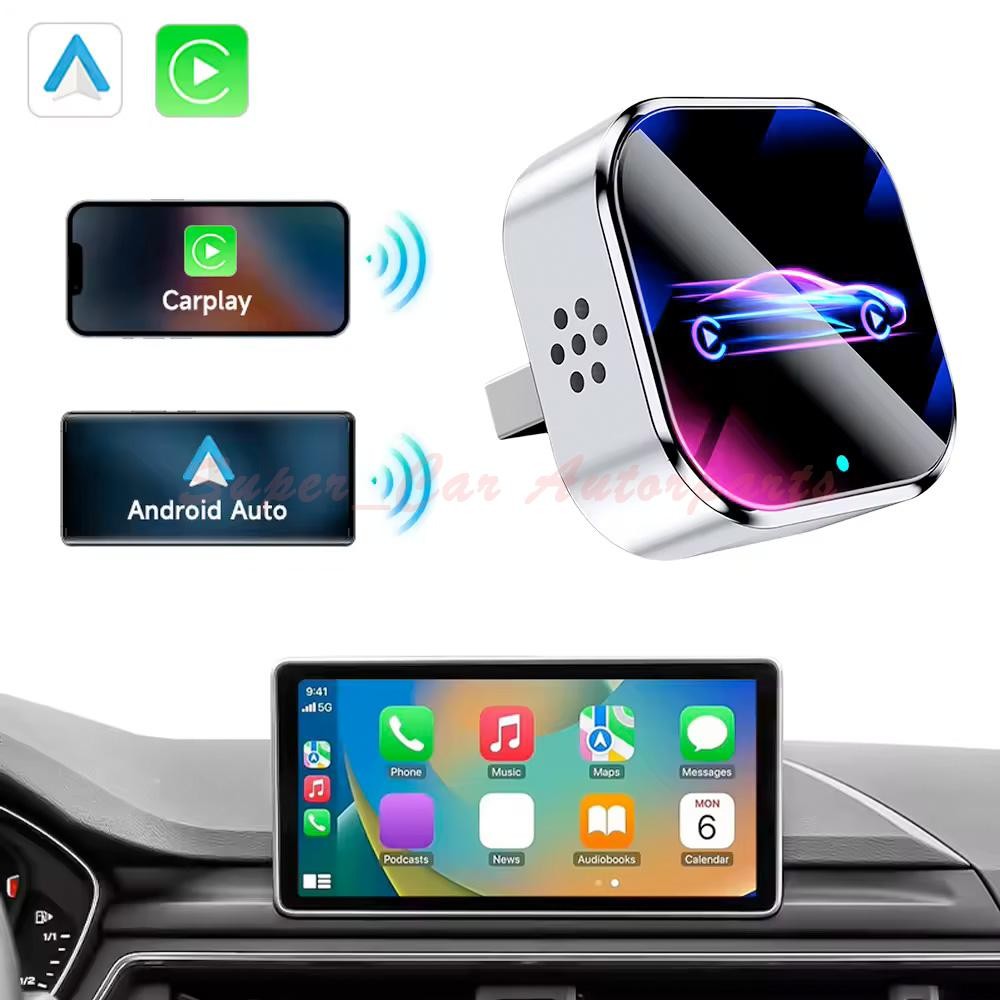 2026 USB Wireless CarPlay Adapter For iPhone Apple Wireless Dongle Plug＆Play-US