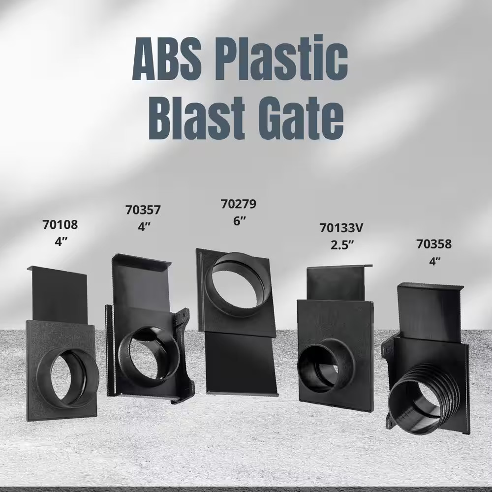 4 In. Blast Gate for Vacuum/Dust Collector