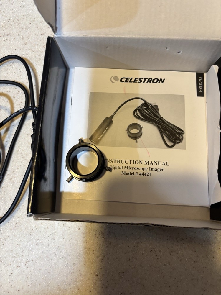 Celestron 44422 Digital Microscope Imager HD 5MP Complete Ex+++