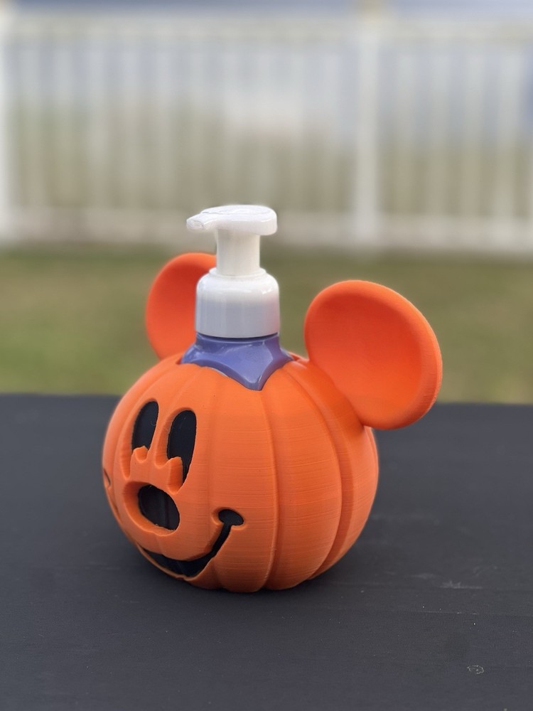 Pumpkin Mouse Soap Holder Halloween Decor