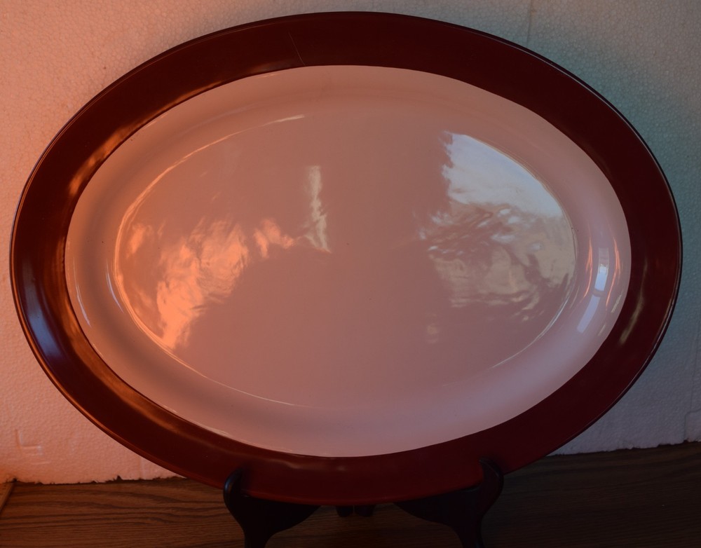 PAMPERED CHEF OVAL TURKEY PLATTER